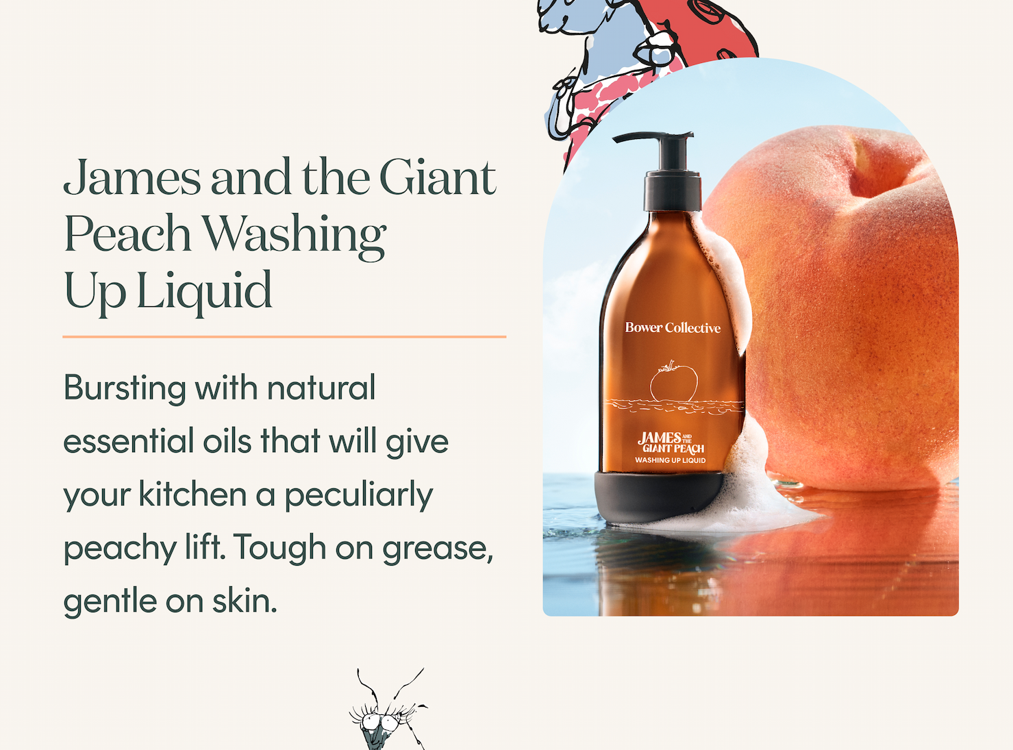 James and the Giant Peach Washing Up Liquid