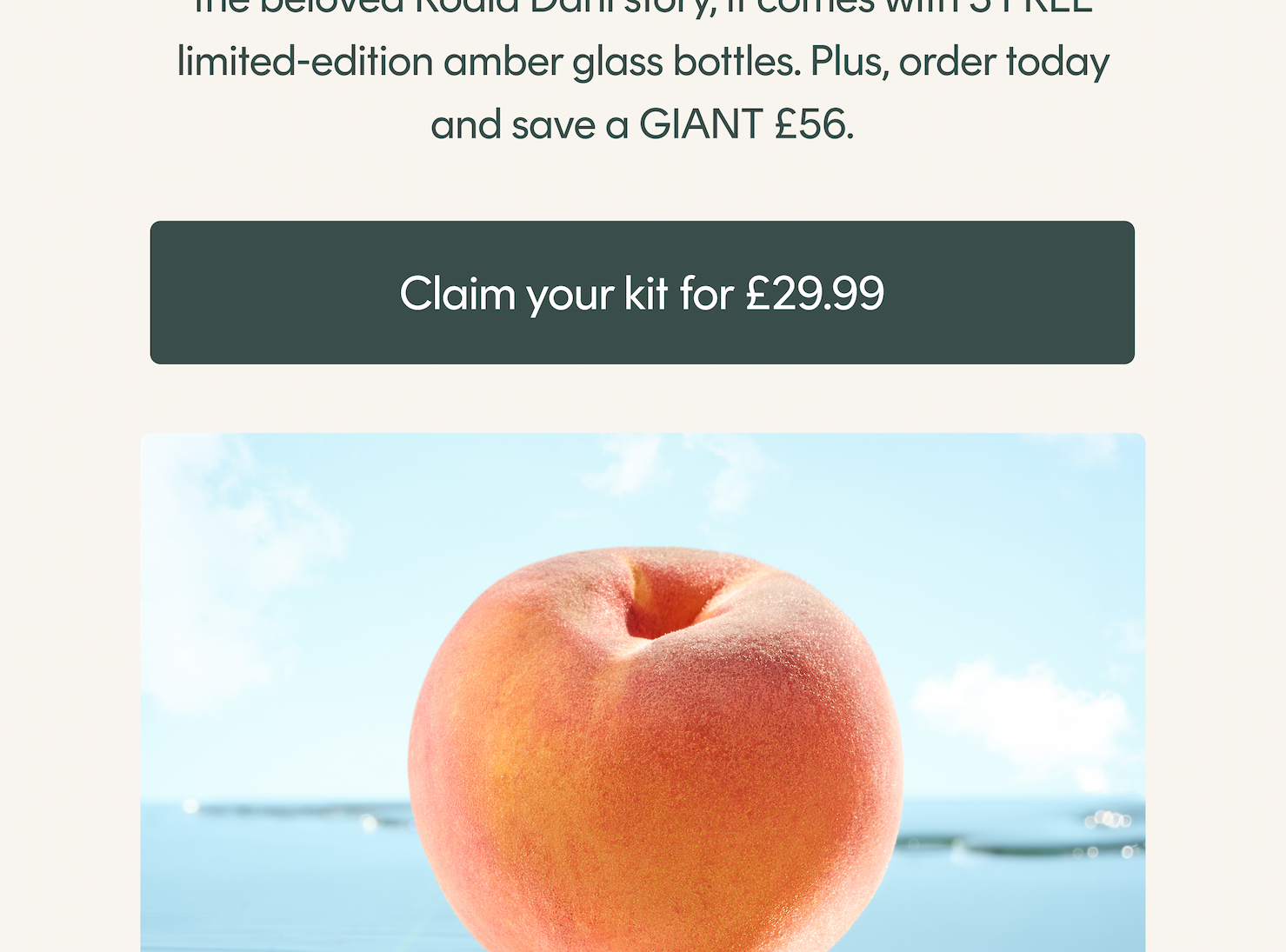 Claim your kit for only £29.99! Save £56...