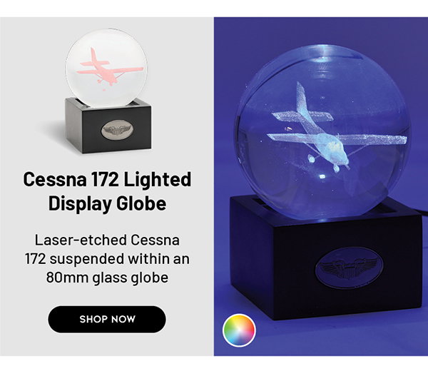 Cessna 172 Lighted Display Globe