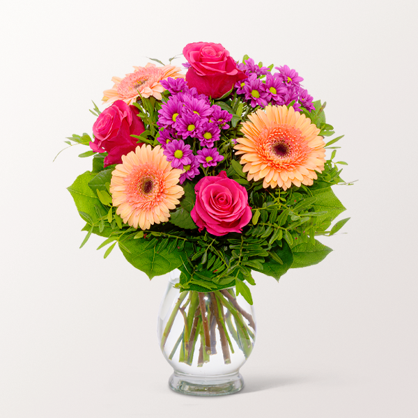 Moderner Blumenstrauß Sommerliebe mit 2 Gratis-Geschenken für 29,99 €