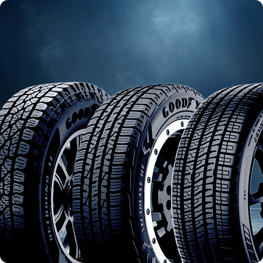 3 Goodyear tires