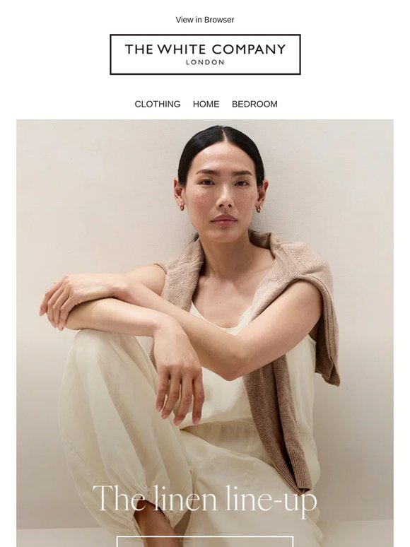 In a linen mood