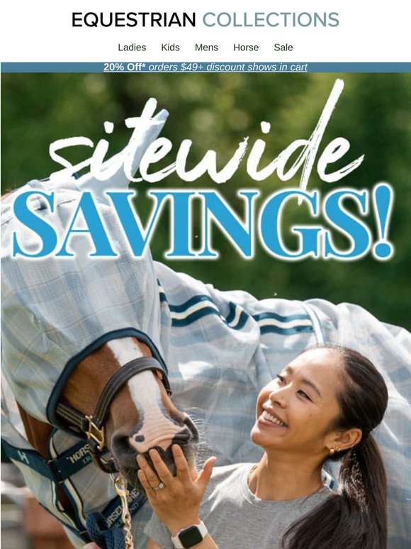 Warmer Days Are Here & 20% Off Too!