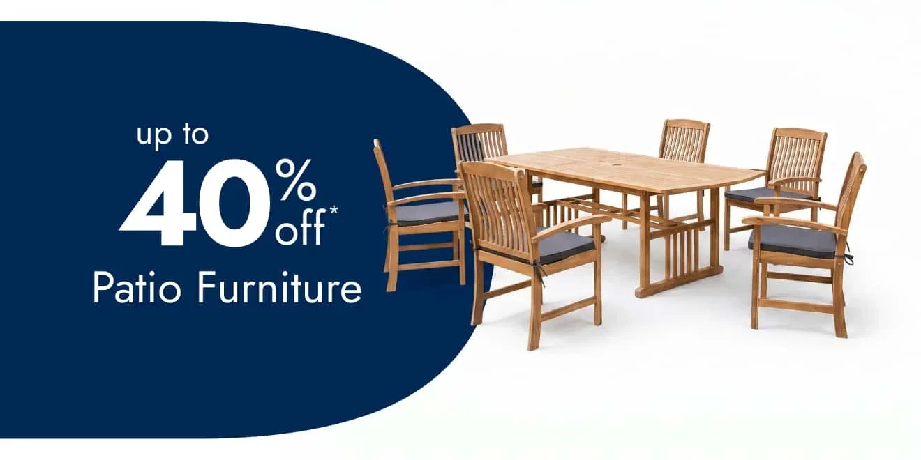 Up to 40% Off Patio Furniture