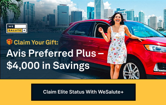 Avis Preferred Plus - Woman with red car