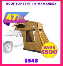 Roof Top Tent + 4-man Annex