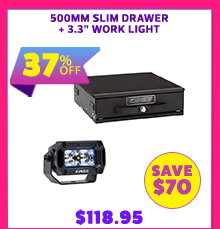 500mm Slim Drawer + 3.3 Work light