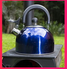 Campfire Cooking Grill/BBQ Combo + Camping Kettle