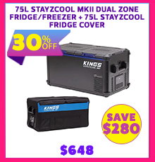 75L Stayzcool MKII Dual Zone Fridge/Freezer + 75L Stayzcool Fridge Cover