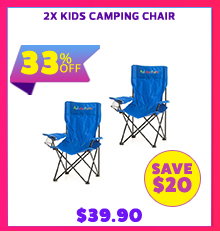 2x Kids Camping Chair
