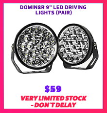 Domin8r 9 LED Driving Lights (Pair)