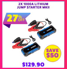 2x 1000A Lithium Jump Starter MKII