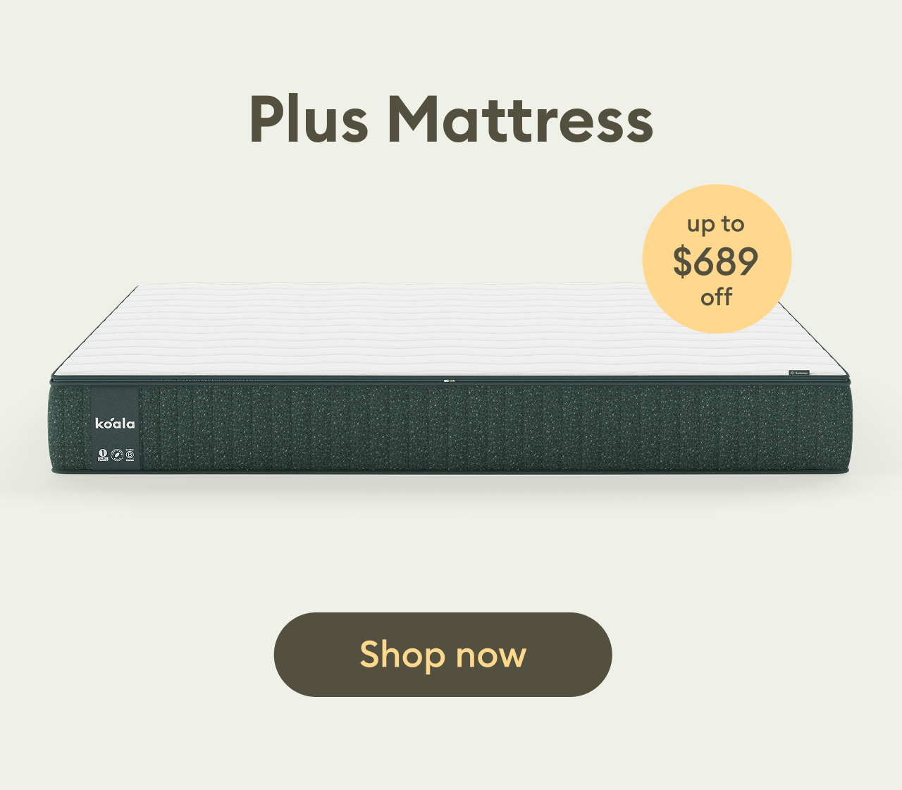 Koala Plus Mattress on sale - up to $689 off.
