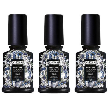 3-Pack Poo-Pourri Before You Go Toilet Spray, Royal Flush, 2 oz