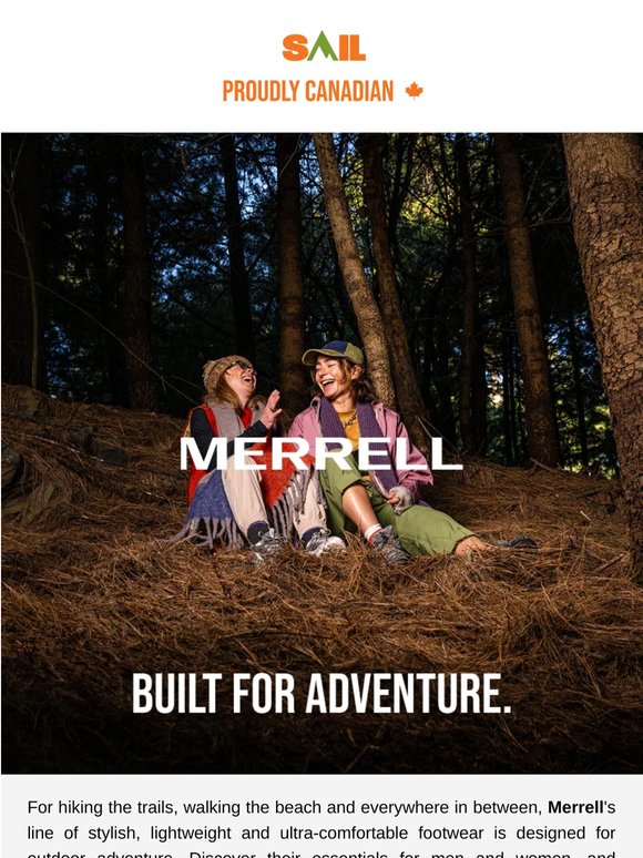 Explore in comfort with Merrell 👟