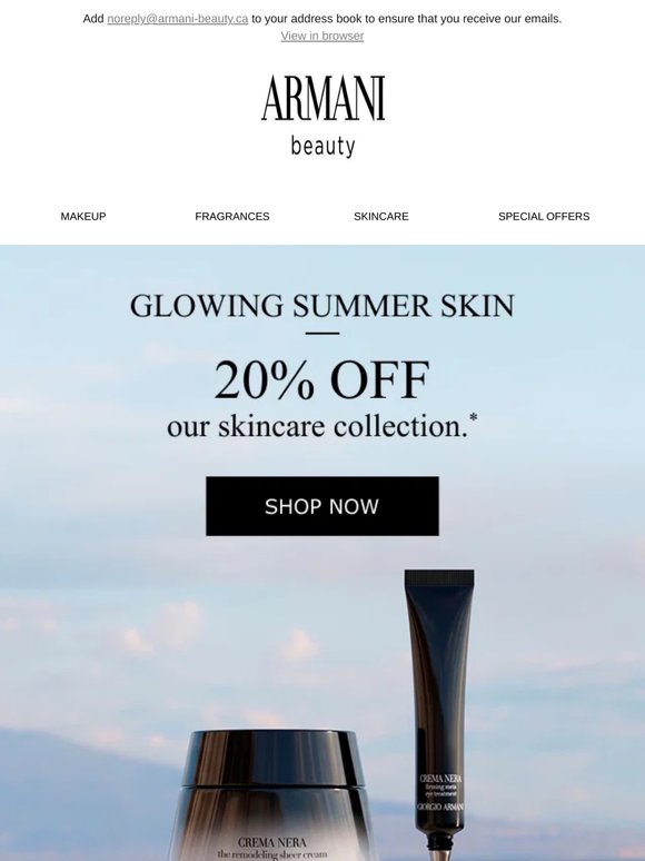 Final hours to save 20% on your new skincare routine*