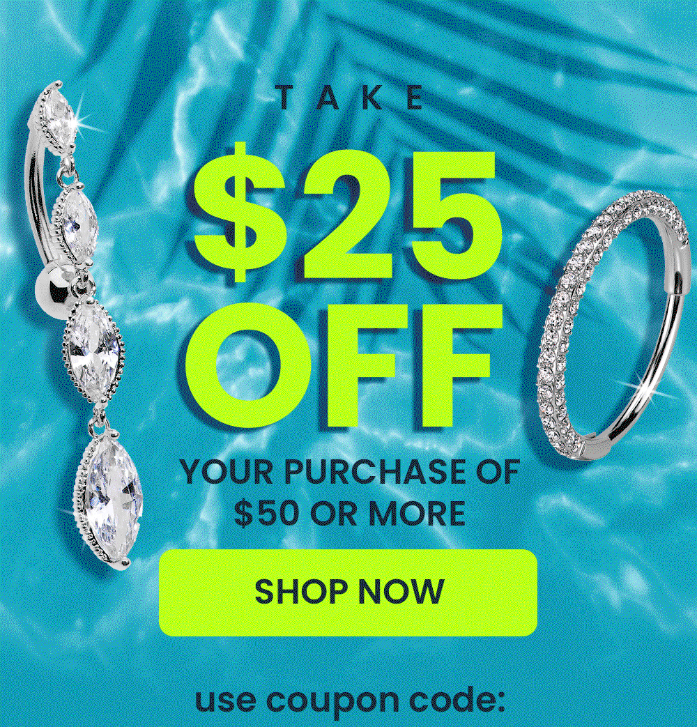 $25 Off $50+ with code 25BUCKS