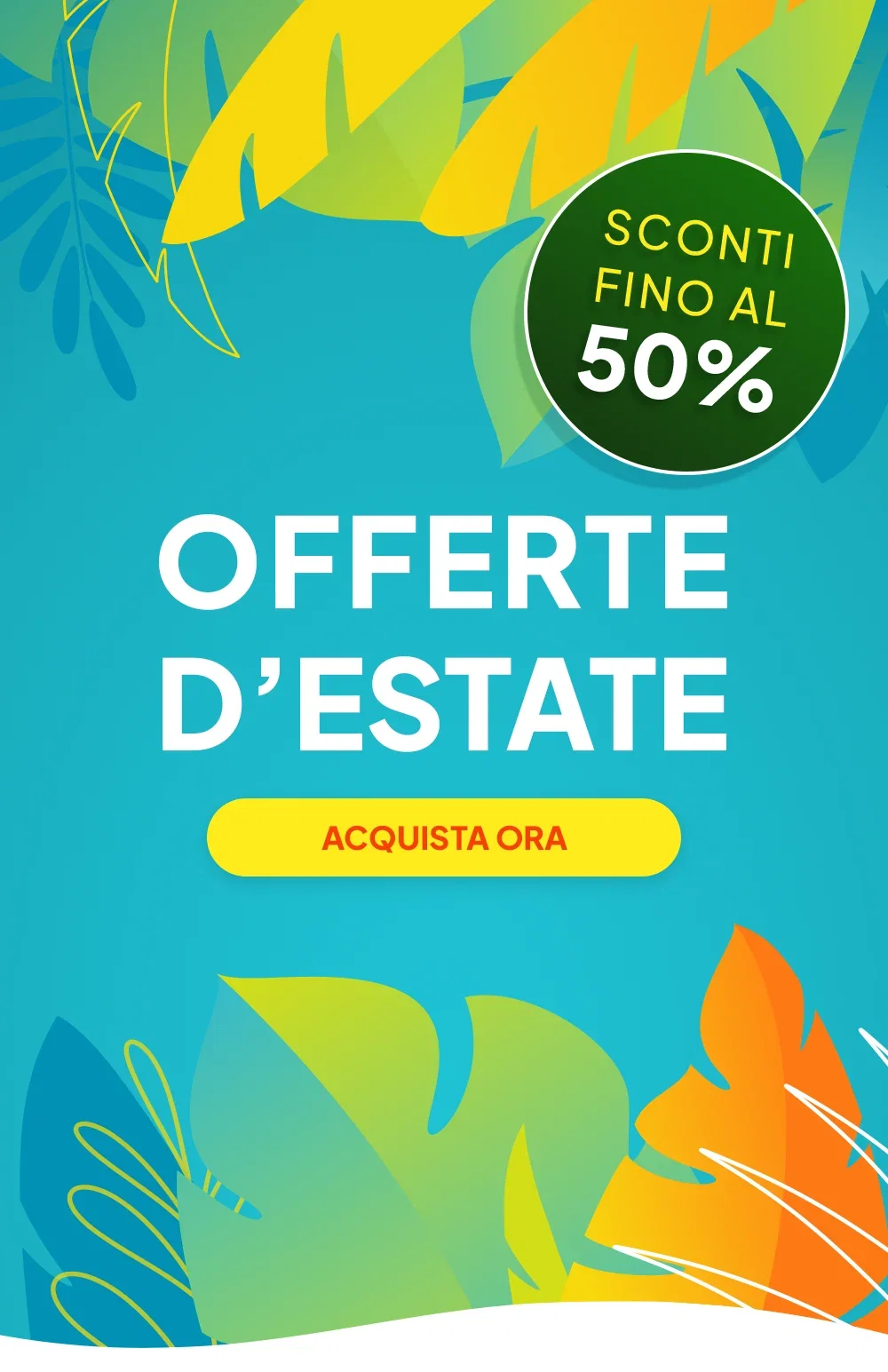 Offerte D'Estate Sconti Fino Al 50%