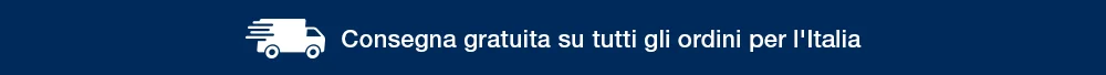 CONSEGNA GRATUITA SU TUTTI GLI ORDINI PER L'ITALIA