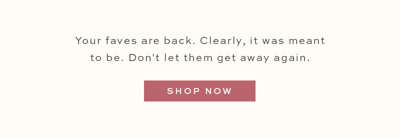 Shop Back In Stock