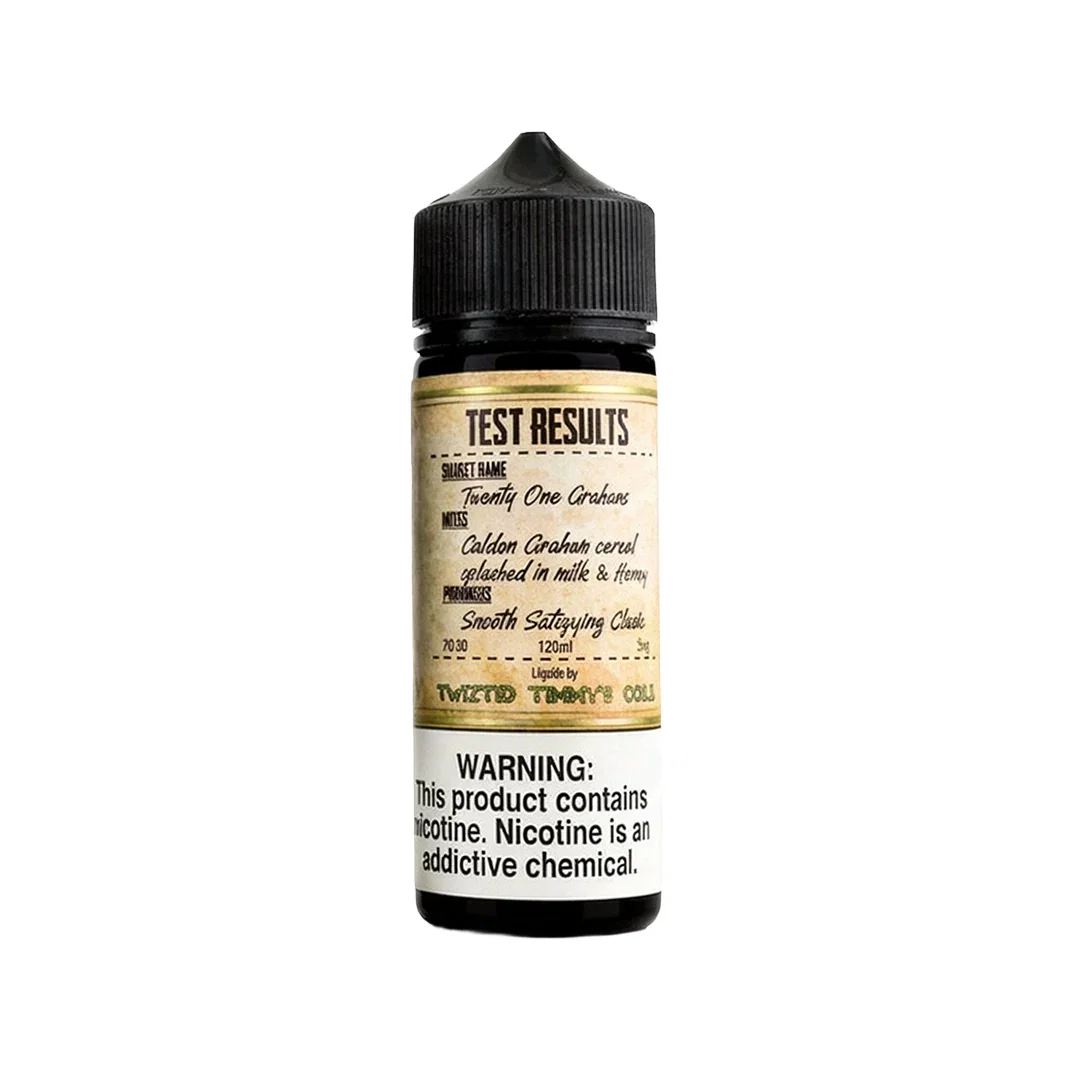 Twiztid Timmy's Test Results Twenty One Grahams 100ml Shortfill
