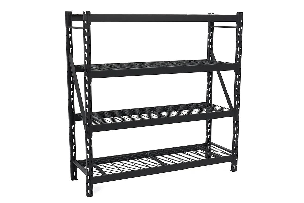 HBM stellingkast staal, stalen plateaus 4 x 200 kg