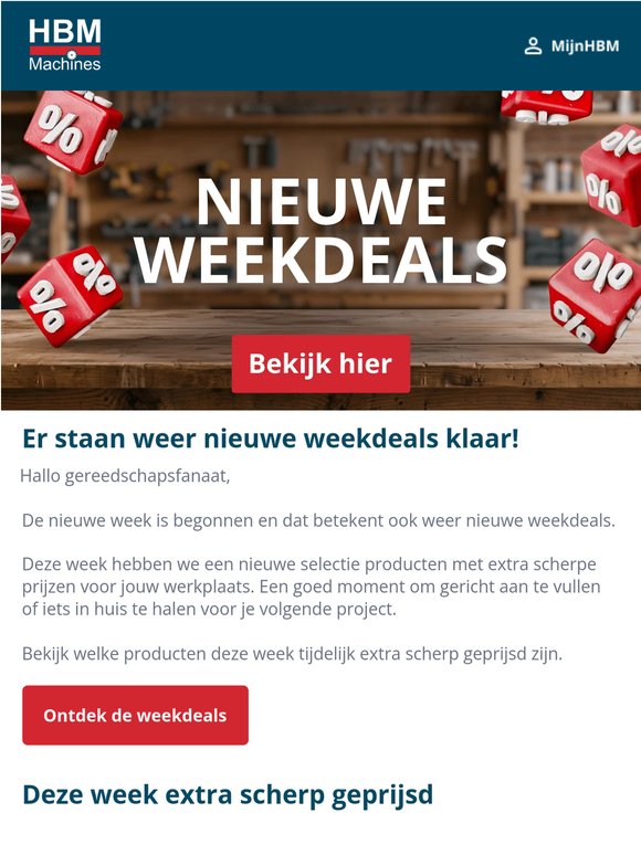 Er staan weer nieuwe weekdeals klaar