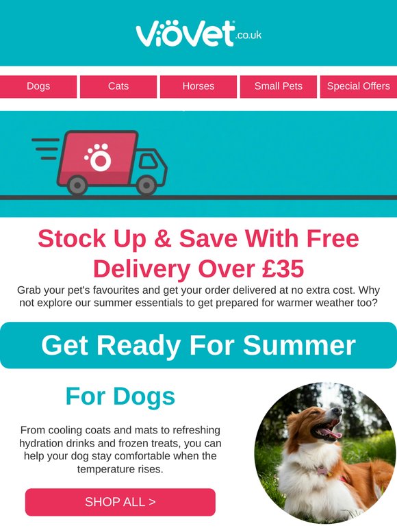Stock Up & Save — Free Delivery Over £35 🐾
