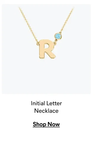Initial Letter Necklace