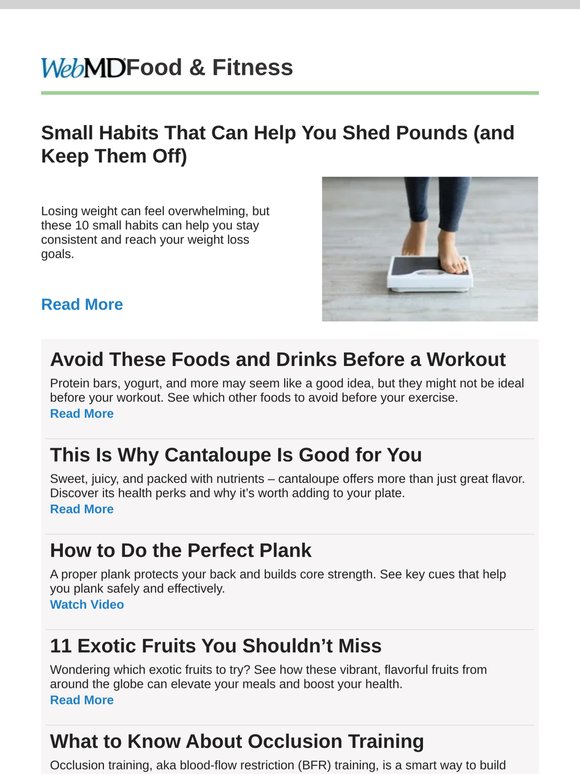 Small Habits That Can Help You Shed Pounds (and Keep Them Off)