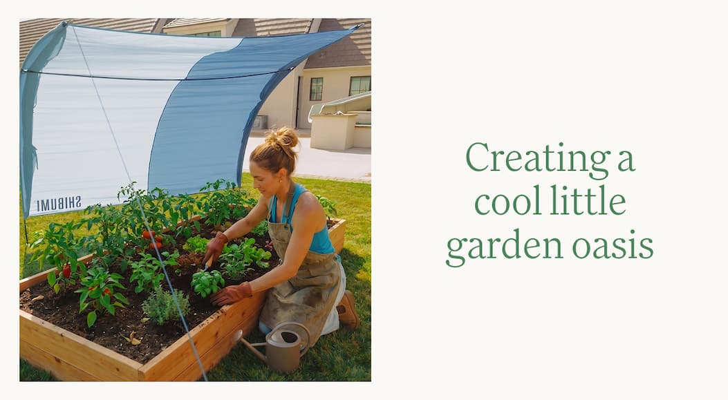 Creating a cool little garden oasis