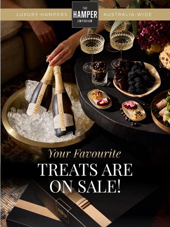 Go on, spoil yourself a little - 15% off this EOFY 🥂