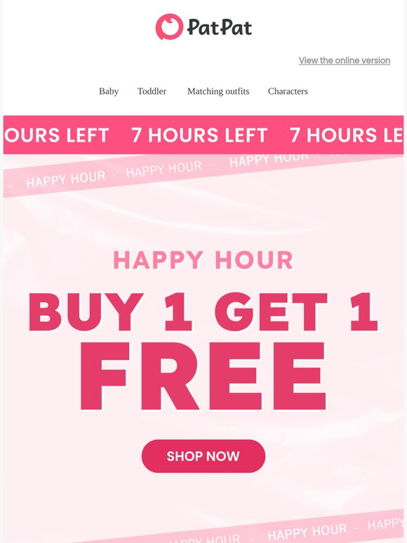 ⚡ 7 Hours Only: Buy 1, Get 1 FREE
