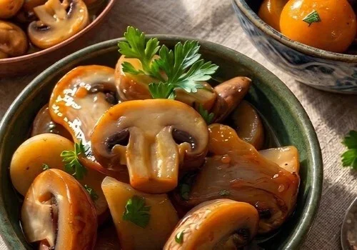Champiñones al Ajillo
