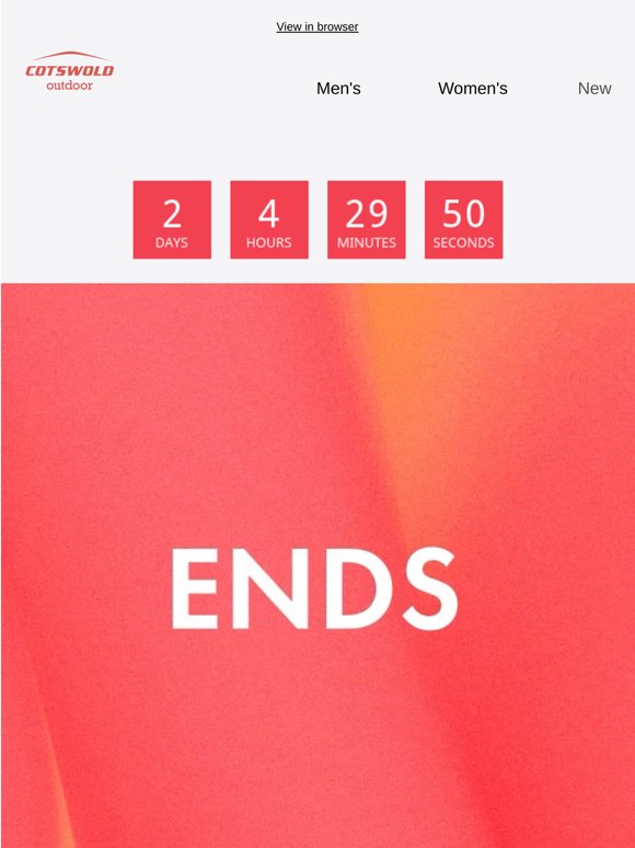 SALE ENDS TOMORROW💥