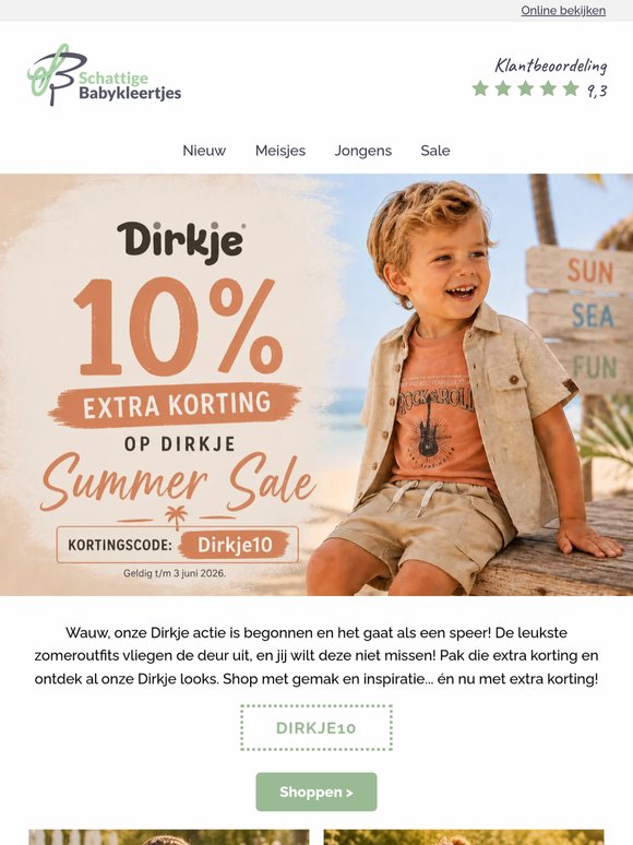 10% extra korting ❤