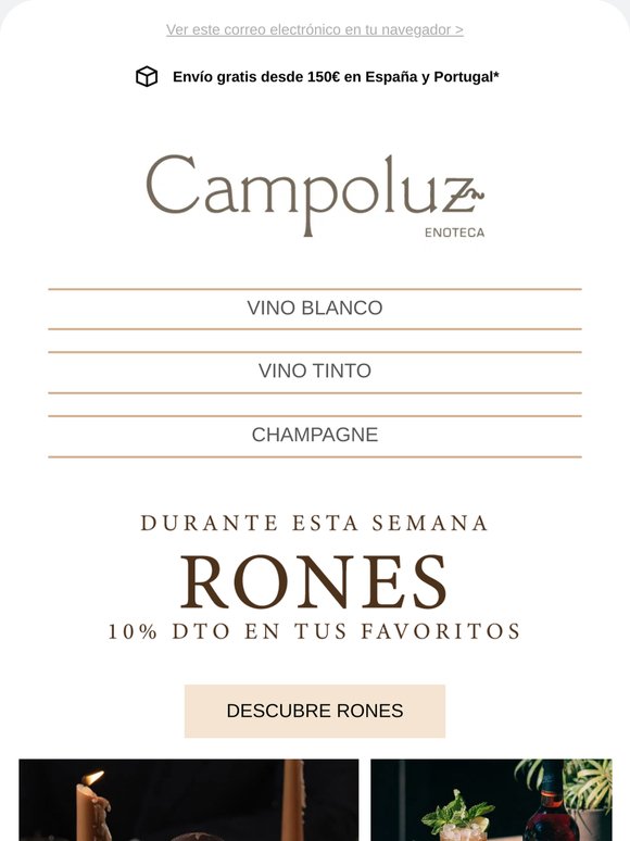 Llega Junio con un 10% DTO EXTRA en todos los Rones 🥃