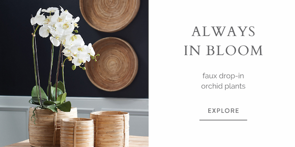 Drop In Faux Orchids