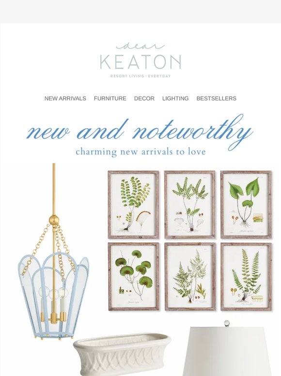 New & Noteworthy