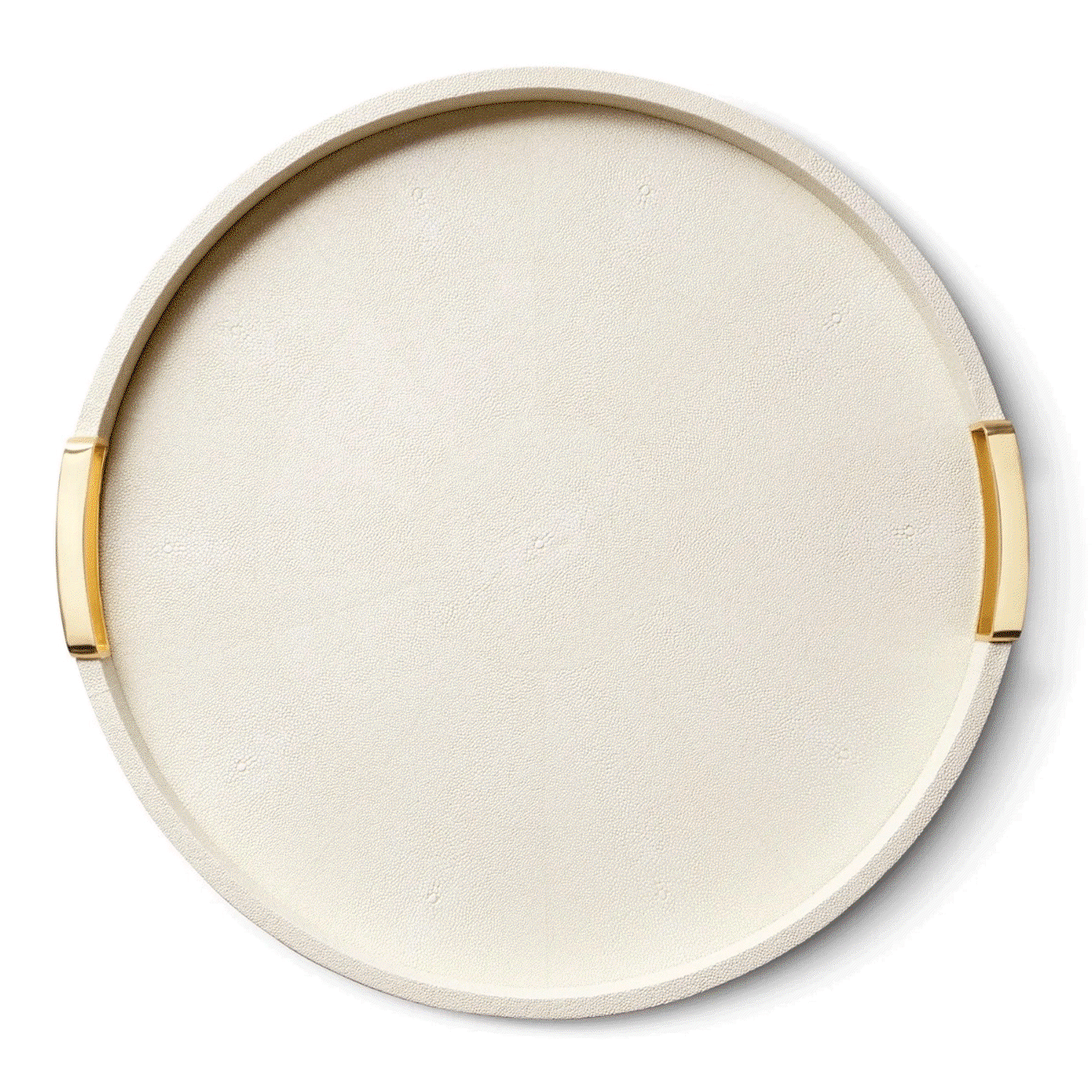 CARINA SHAGREEN SMALL ROUND TRAY