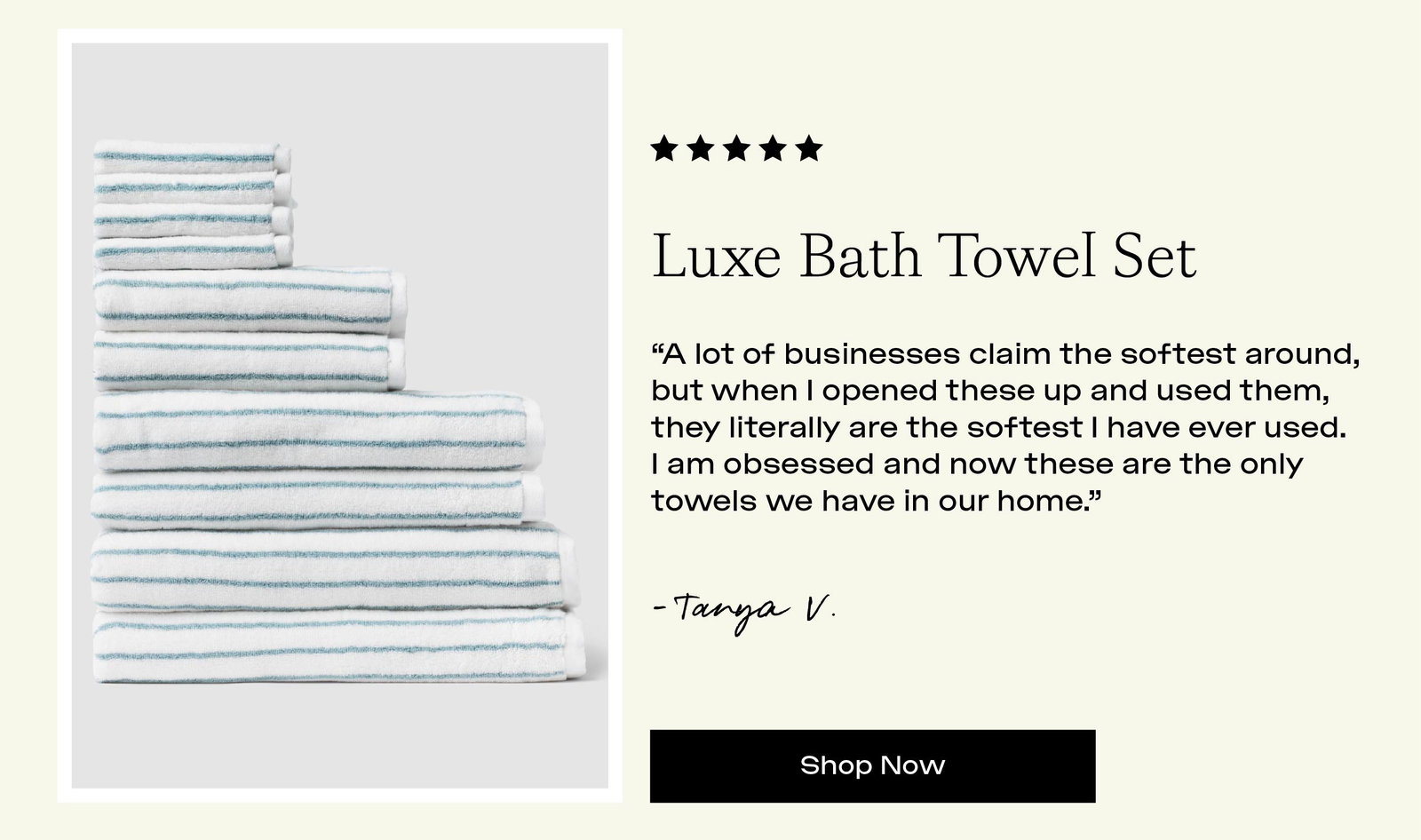 LUXE BATH TOWEL SET