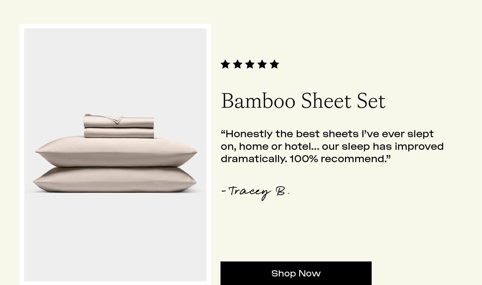 BAMBOO SHEET SET - SHOP NOW