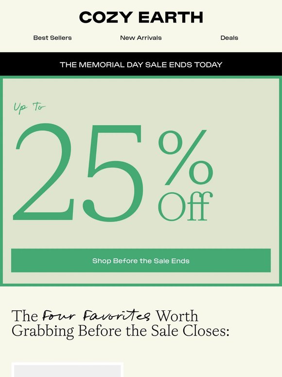 LAST CALL: 25% Off Ends Tonight ⏳
