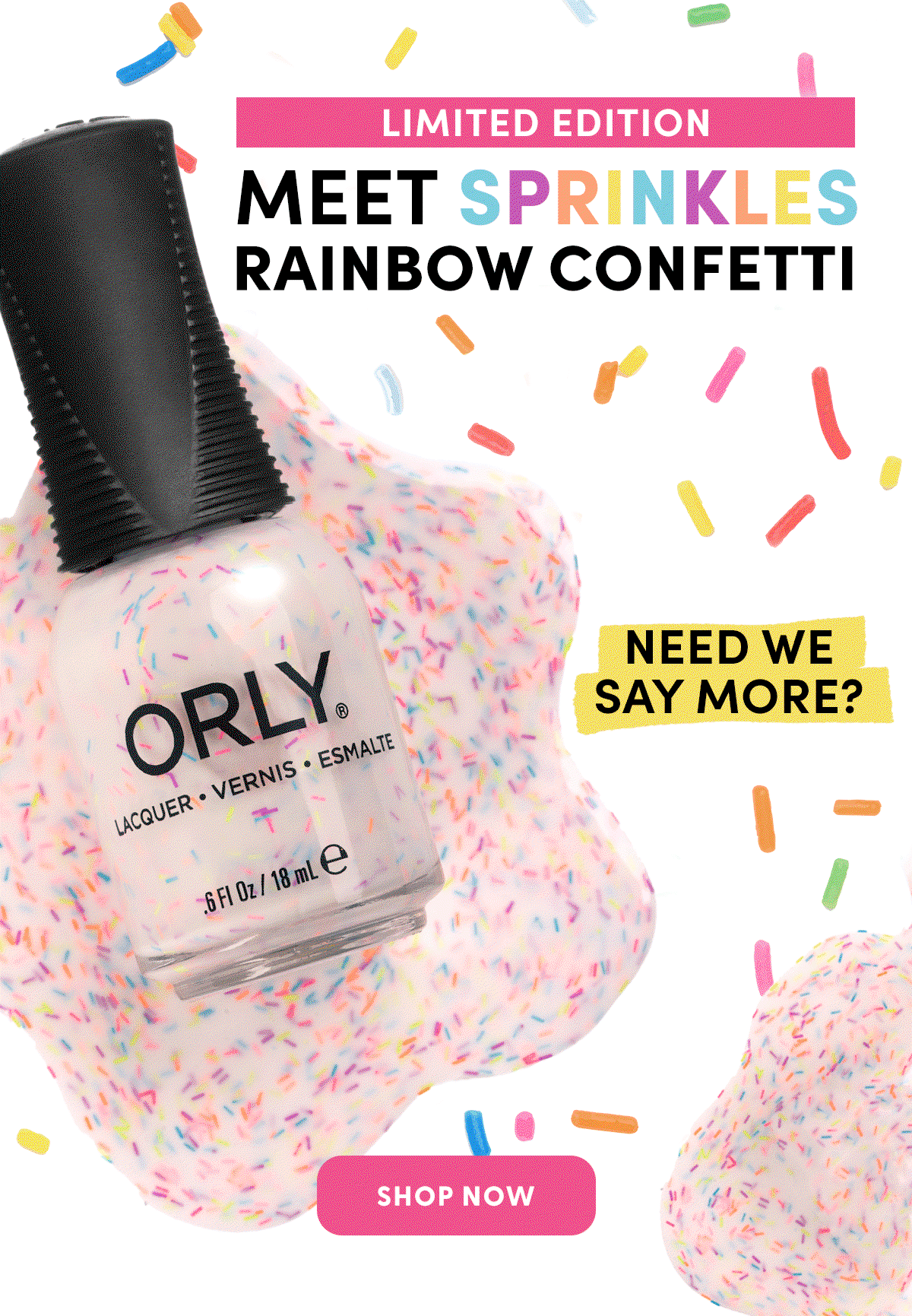 Sprinkles Rainbow Confetti