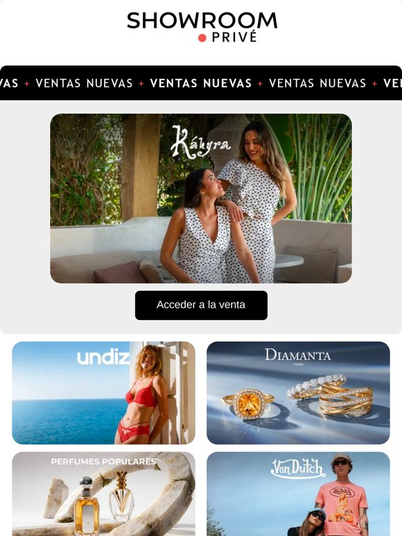 Hola —: KAHYRA, UNDIZ, DIAMANTA y 12 ventas más ya en línea