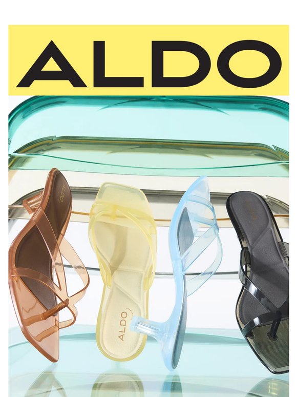 Now trending: jelly sandals