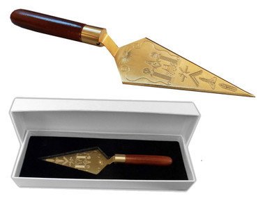 Freemason s Novelty Trowel - Masonic Gift for Freemasons - Etched with Various Masonic symbolism (one single trowel). Great as a letter opener.