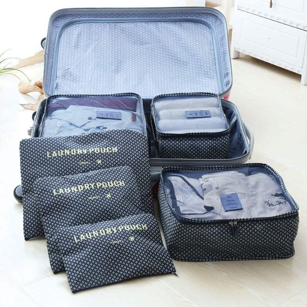 Image of 6-Piece Luggage Organizer - Assorted Colors