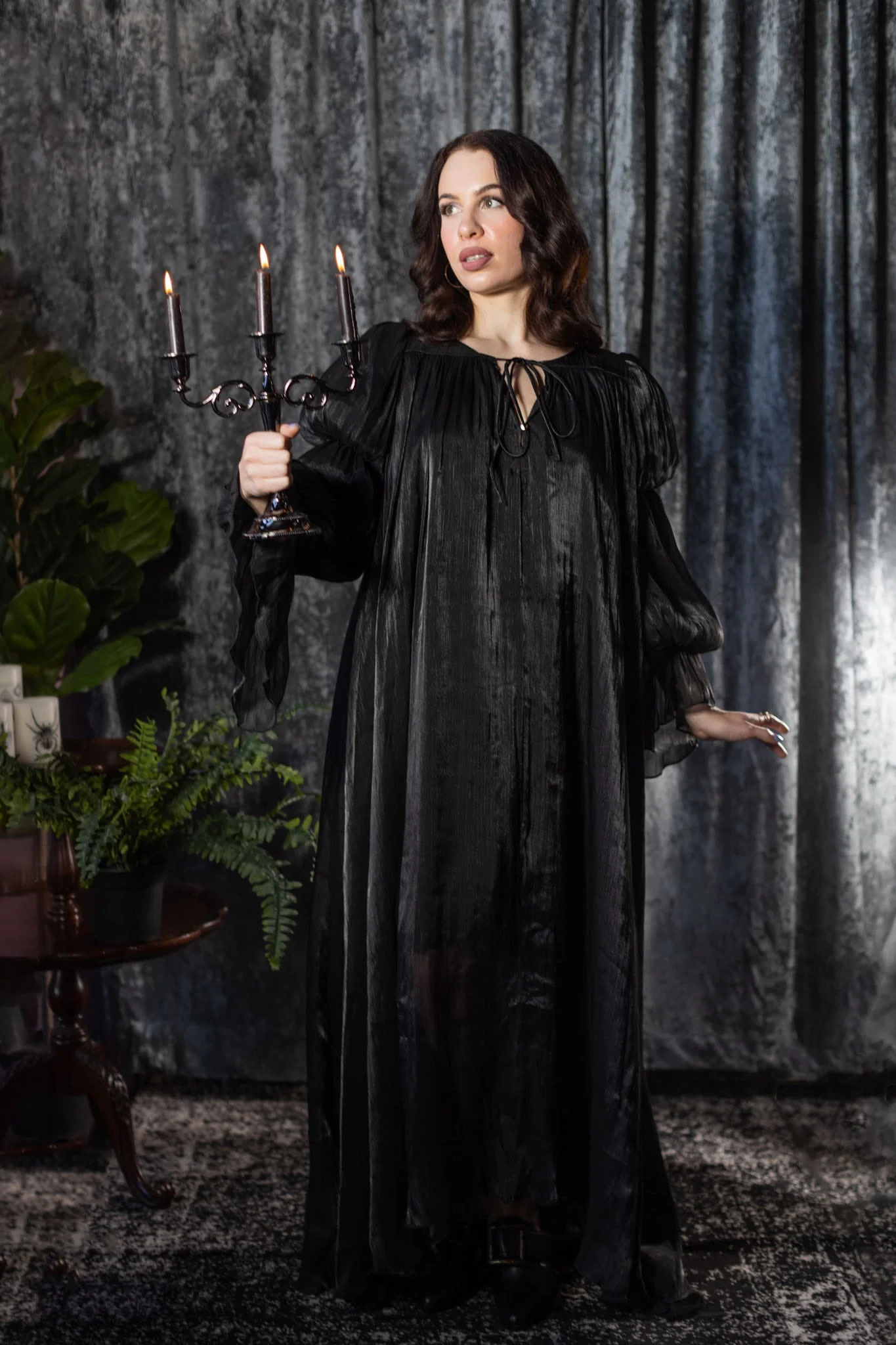 Edith - Metallic Haunting Gown