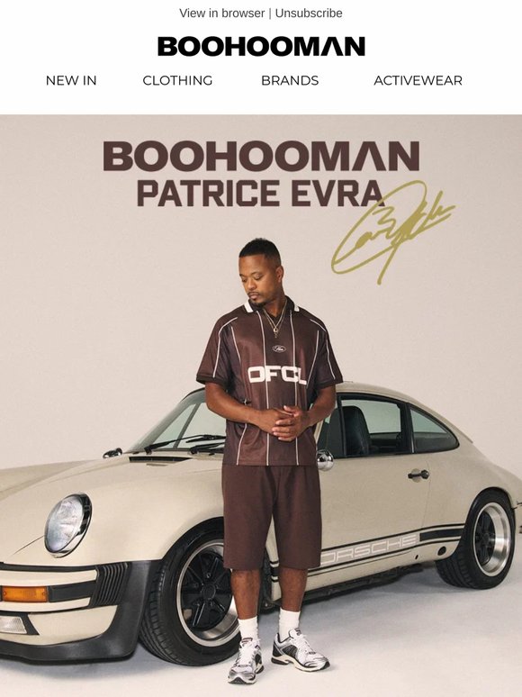 boohooMAN | Patrice Evra